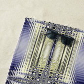 Muster des optischen Illusion-Fraktals Strandtuch (Beispiel)