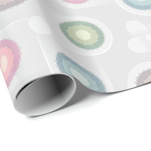 Muster des Pastellkreises Geschenkpapier (Rolleneckpunkt)
