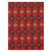 Muster des persischen Teppichs im Rot Tischdecke (Vorderseite)