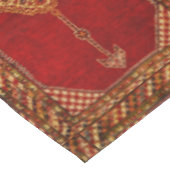 Muster des persischen Teppichs Tischdecke (Schrägansicht)