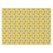 Muster des Polarbärs auf Gelb Tischdecke (Vorderseite (Horizontal))