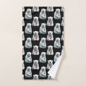 Muster des Polarbärs Badhandtuch Set (Handtuch)