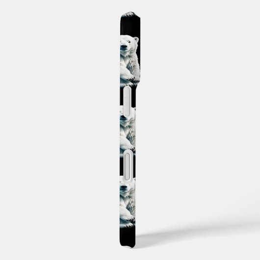 Muster des Polarbärs Case-Mate iPhone Hülle (Rückseite / Rechts)