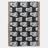 Muster des Polarbärs Decke (Vorderseite Vertikal)