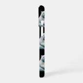 Muster des Polarbärs iPhone 16 Hülle (Linke Seite)