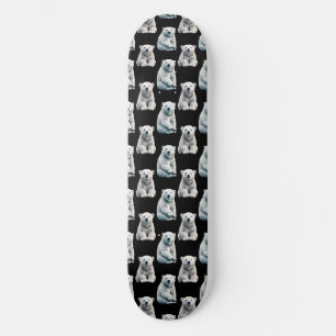 Muster des Polarbärs Skateboard