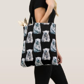 Muster des Polarbärs Tasche (Von Nahem)