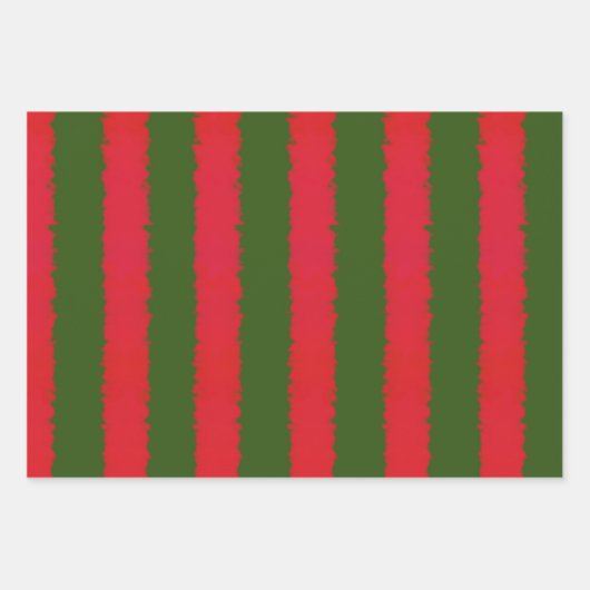 Muster des roten grünen Punktes Geschenkpapier Set (Vorderseite 2)