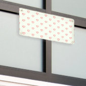 Muster des roten Herzens, Niedlich, Liebe Banner (Äußeres Gebäude)