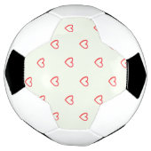 Muster des roten Herzens, Niedlich, Liebe Fußball (Gedreht)