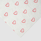 Muster des roten Herzens, Niedlich, Liebe Seidenpapier (Ausschnitt)