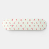 Muster des roten Herzens, Niedlich, Liebe Skateboard (Horizontal)