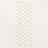 Muster des roten Herzens, Niedlich, Liebe Yogamatte (Rückseite)