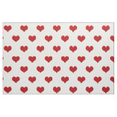 Muster des roten Herzens Stoff (Fat Quarter (45,7 x 55,9 cm))