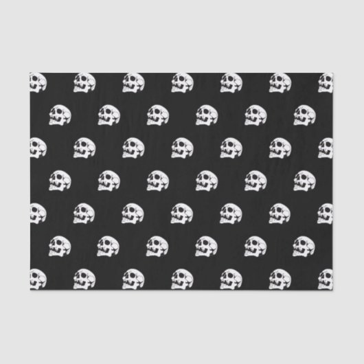 Muster des Schädelknochens II Seidenpapier (Vorderseite)