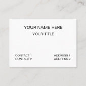 Muster des Schwarz-weißen grauen Karos Streifen Visitenkarte (Rückseite)