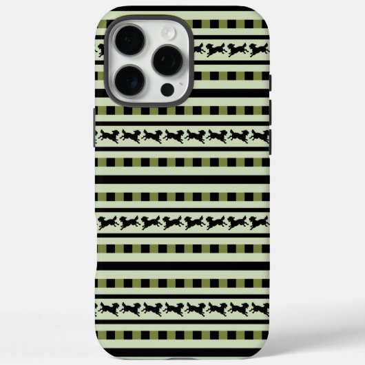 Muster des spielerischen Hundes Case-Mate iPhone Hülle (Rückseite)