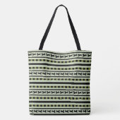 Muster des spielerischen Hundes Tasche (Rückseite)