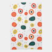 Muster des spielerischen Punktkreises Geschirrtuch (Vertikal)