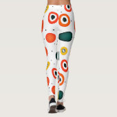 Muster des spielerischen Punktkreises Leggings (Rückseite)
