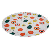 Muster des spielerischen Punktkreises Schneidebrett (Ecke)