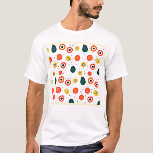 Muster des spielerischen Punktkreises T-Shirt