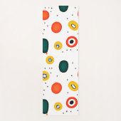 Muster des spielerischen Punktkreises Yogamatte (Vorderseite)