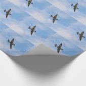 Muster des Spitfire MK IX MK923 Geschenkpapier (Ecke)