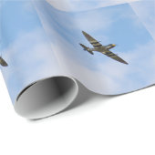 Muster des Spitfire MK IX MK923 Geschenkpapier (Rolleneckpunkt)