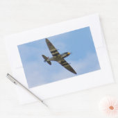 Muster des Spitfire MK IX MK923 Rechteckiger Aufkleber (Umschlag)