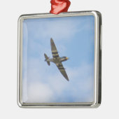Muster des Spitfire MK IX MK923 Silbernes Ornament (Links)