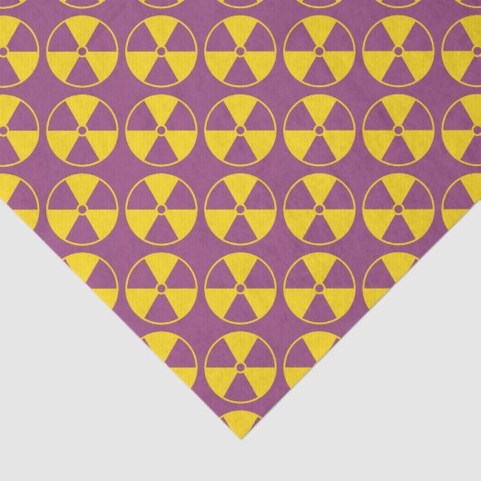 Muster des Strahlungssymbols Seidenpapier (Ausschnitt)