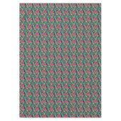 Muster des tropischen Ananas-Hibiskus Tischdecke (Vorderseite)