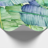 Muster des tropischen Bananenmusters Geschenkpapier (Ecke)