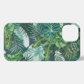 Muster des tropischen botanischen Palmenmusters iPhone Hülle (Rückseite (Horizontal))