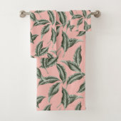 Muster des tropischen Gartens Blätter Badhandtuch Set (Insitu)