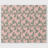 Muster des tropischen Gartens Blätter Geschenkpapier (Flach)