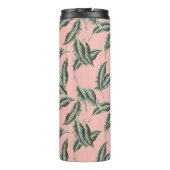 Muster des tropischen Gartens Blätter Thermosbecher (Rückseite)