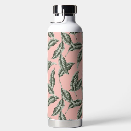 Muster des tropischen Gartens Blätter Trinkflasche (Rechts)