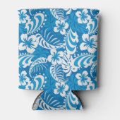 Muster des tropischen Hibiskus Dosenkühler (Vorderseite)