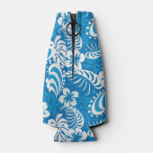 Muster des tropischen Hibiskus Flaschenkühler (Rückseite)