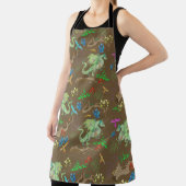 Muster des verzauberten Walddrachen Schürze (InSitu)