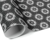 Muster des Vintagen Westerns Wagenrad Geschenkpapier (Rolleneckpunkt)