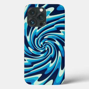 Muster des Wavy Sea (Mitternachtsblau, Blau, Cyan) Case-Mate iPhone Hülle