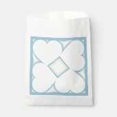 Muster des weißen Herzens Geschenktütchen (Vorderseite)