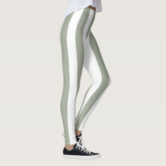 Muster des weißen Streifens Leggings