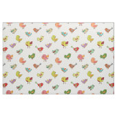 Muster des Whimsical Colorful Bird Cartoon Stoff (Fat Quarter (45,7 x 55,9 cm))