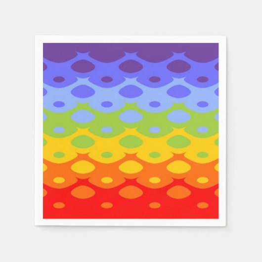 Muster Design Chakra farbig + Ihre Ideen Serviette (Vorderseite)
