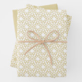 Muster-Design Gold Arabesque Geschenkpapier Set (Beispiel)