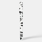 Muster-Design in Schwarz/Weiß Case-Mate iPhone Hülle (Rückseite / Links)